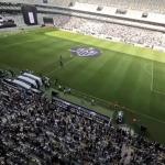Arena MRV vista de cima: um passeio de drone durante o jogo Lendas do Galo