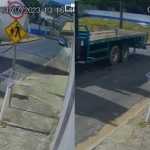 Vídeo: tanque com três toneladas se desprende de caminhão no interior de São Paulo