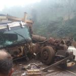 Acidente com carreta fecha a Fernão Dias na Serra de Igarapé, local da tragédia com corintianos