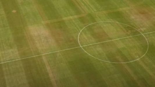 Imagens exclusivas do gramado do Mineirão