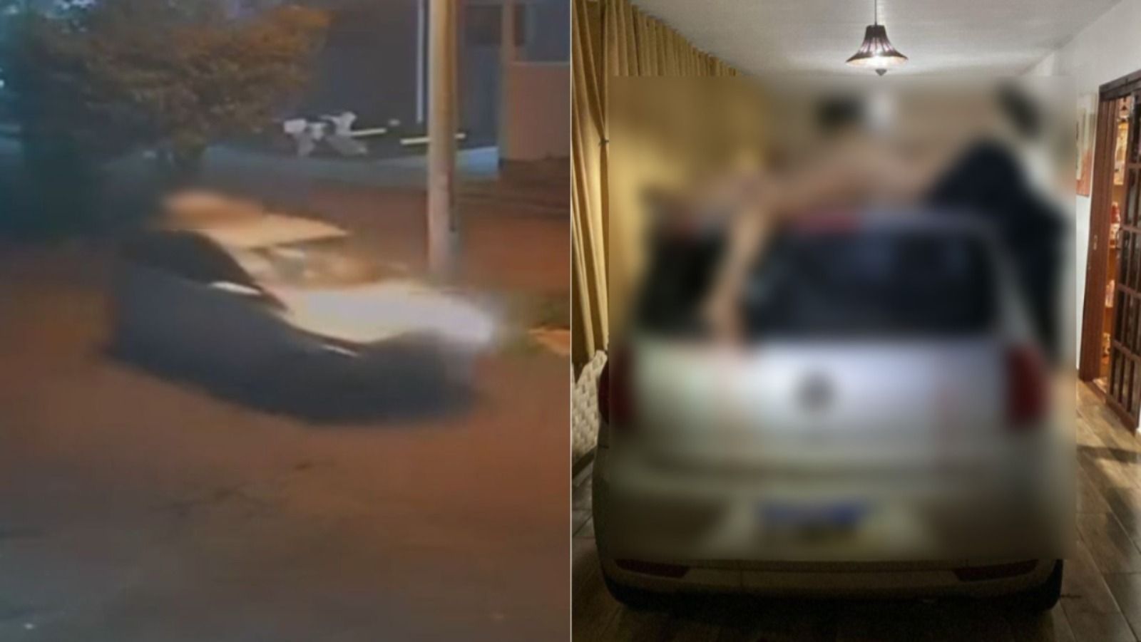 Imagens fortes: motorista atropela jovem e anda cerca de 3 km com corpo no teto do carro
