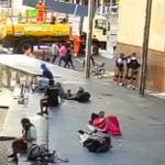 Câmeras de segurança mostram abordagem policial a morador de rua que morreu no Centro de BH