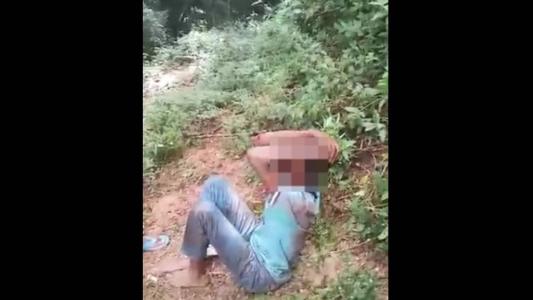 Imagens mostram a sessão de tortura