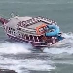 Escuna inunda em Guarapari (ES) e 41 passageiros são resgatados pela Marinha