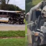 Vídeo: passageiro morre e quatro ficam feridos em acidente de ônibus na Fernão Dias