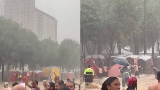 Imagens mostram o desespero dos foliões