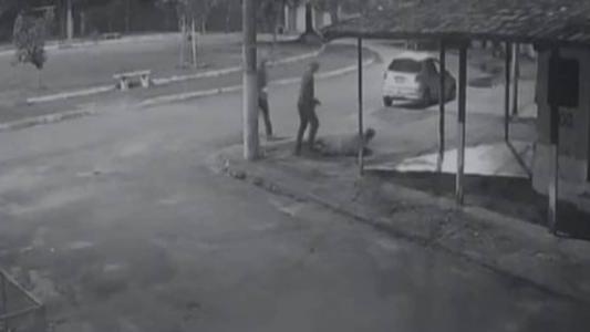 Imagens mostram o momento do assassinato