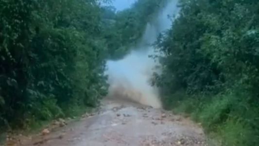 Imagens mostram o momento que do incidente