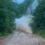 Adutora de estação de tratamento de Sete Lagoas se rompe; veja vídeo