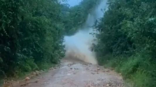 Imagens mostram o momento que do incidente