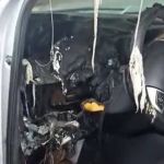 Caminhonete fica destruída e 'derretida' após ser atingida por raio: veja vídeo impressionante