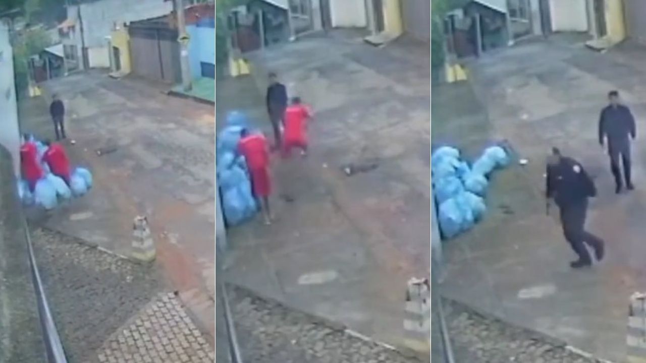 Imagens registram fuga inusitada de preso durante descarte de lixo em penitenciária em MG