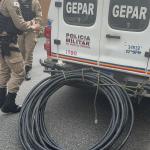 Homem é preso suspeito de furtar cabos de energia na região leste de Belo Horizonte