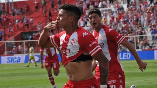Imanol Machuca em ação pelo Unión clube de Santa Fé, na Argentina