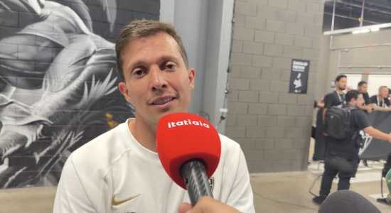 Bernard em entrevista após vitória sobre o Cruzeiro