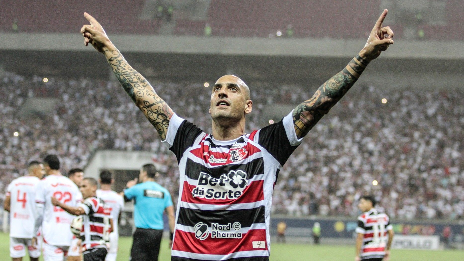 Ariel se emociona com torcida do Santa Cruz e projeta decisão contra o América-RN