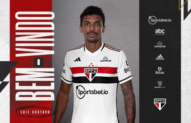 São Paulo anuncia contratação de Luiz Gustavo para 2024