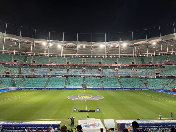 Arena Fonte Nova antes de Bahia x Fortaleza, pelo Brasileirão