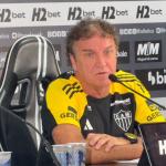 Cuca rasga elogios a jogador do Atlético: 'Maravilhoso de trabalhar'