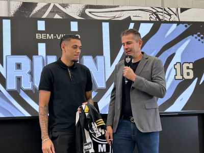 Ruan Tressoldi foi apresentado pelo Atlético nesta terça-feira (9)