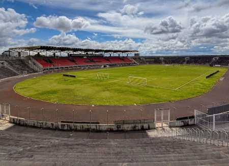 Estádio Olímpico Regional Jacy Miguel Scanagatta, em Cascavel, no interior do Paraná