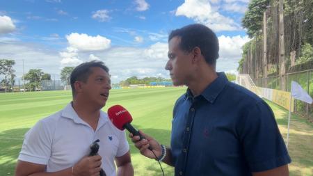 Caio Tavera, coordenador da base do Cruzeiro, em entrevista à Itatiaia