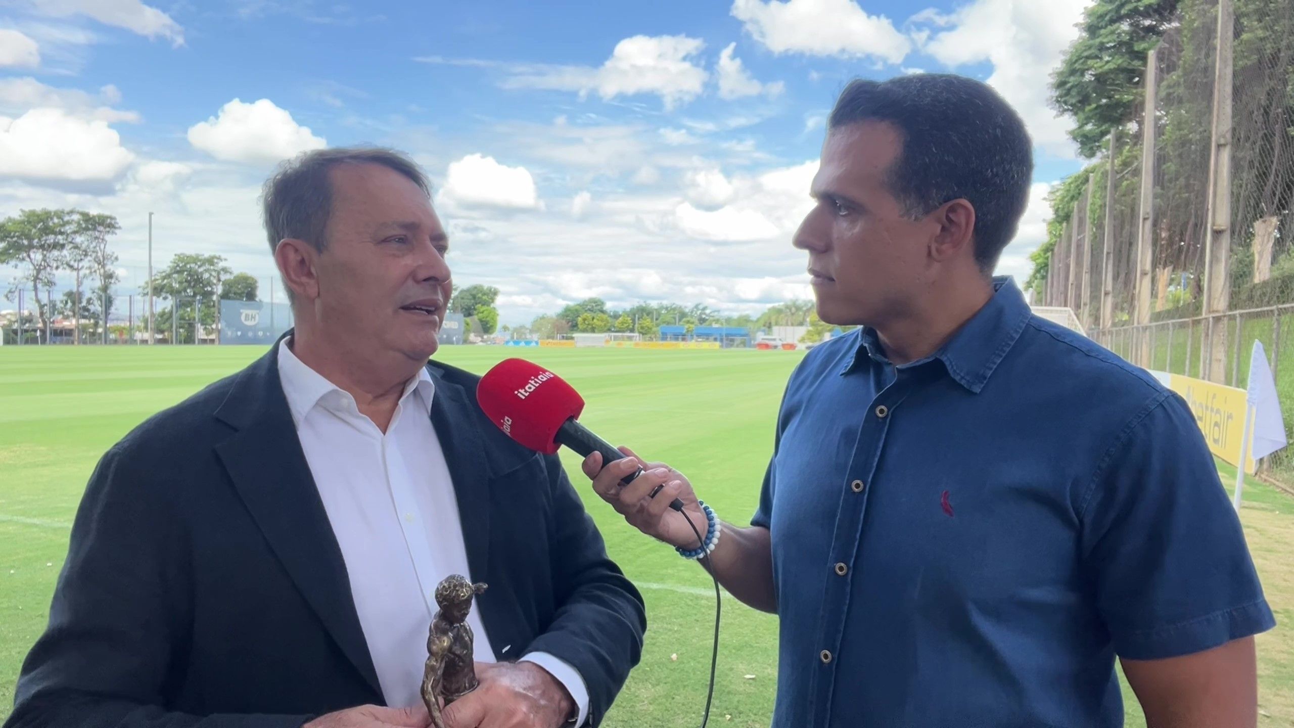 Presidente do Cruzeiro, Pedrinho revela reencontro com técnico Leonardo Jardim