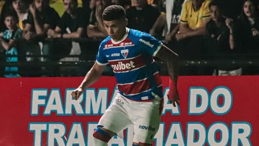 Imanol Machuca em ação pelo Fortaleza, no Campeonato Brasileiro de 2024