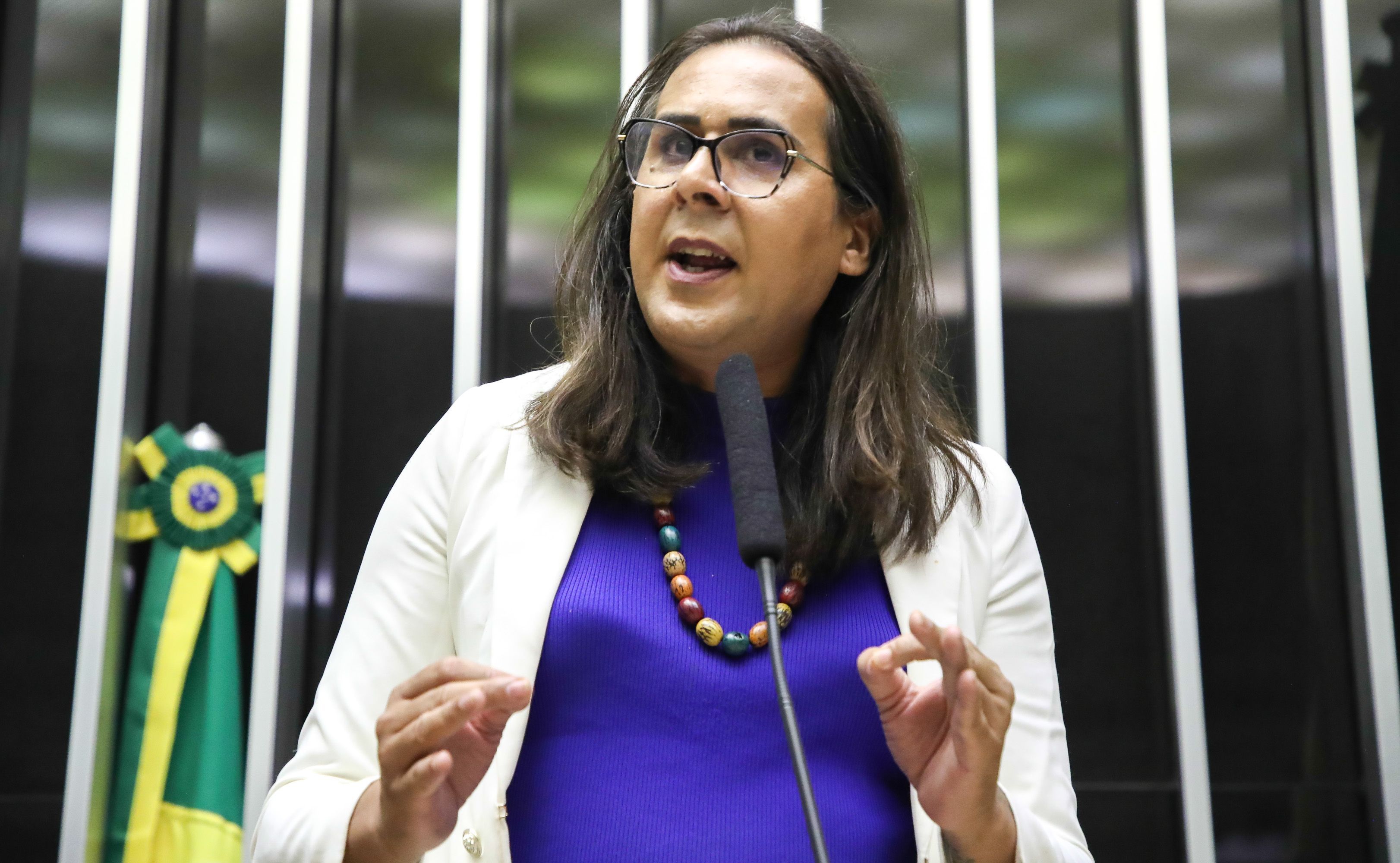 Duda Salabert protocola moção de aplausos a Nikolas Ferreira por episódio que levou à prisão domiciliar de Bolsonaro