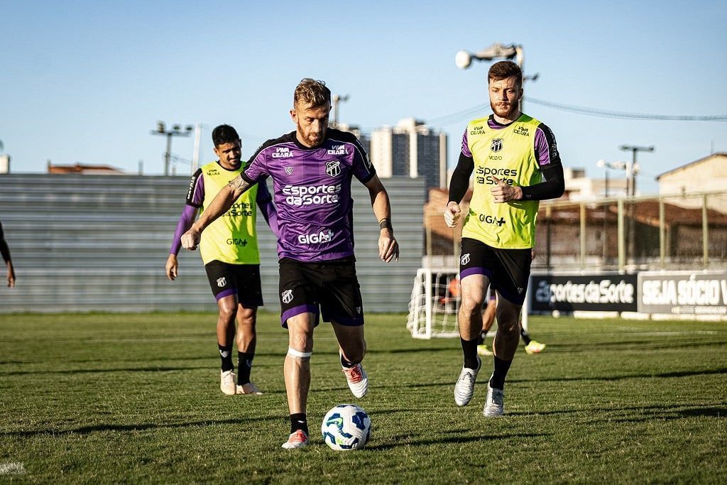 No G6 do Brasileirão, Ceará inicia preparação para enfrentar o Atlético