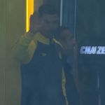 Cristiano Ronaldo assiste à vitória do Al-Nassr do camarote 