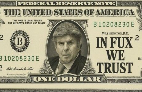 Deputada Duda Salabert compartilhou uma montagem com a foto de Fux em uma nota de dólar