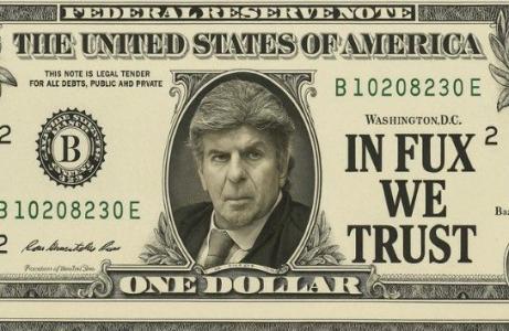 Deputada Duda Salabert compartilhou uma montagem com a foto de Fux em uma nota de dólar