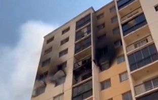 Incêndio que fez família pular de prédio pode ter relação com serviço de impermeabilização, diz delegado