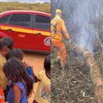 Área indígena do povo Maxacali é atingida por incêndio no Vale do Mucuri
