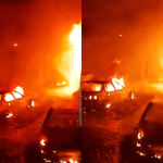 Caminhão explode: imagens mostram ‘rua de fogo’ e momento em que chamas consomem casas e carros