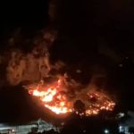Incêndio atinge garagem com 90 ônibus em Petrópolis