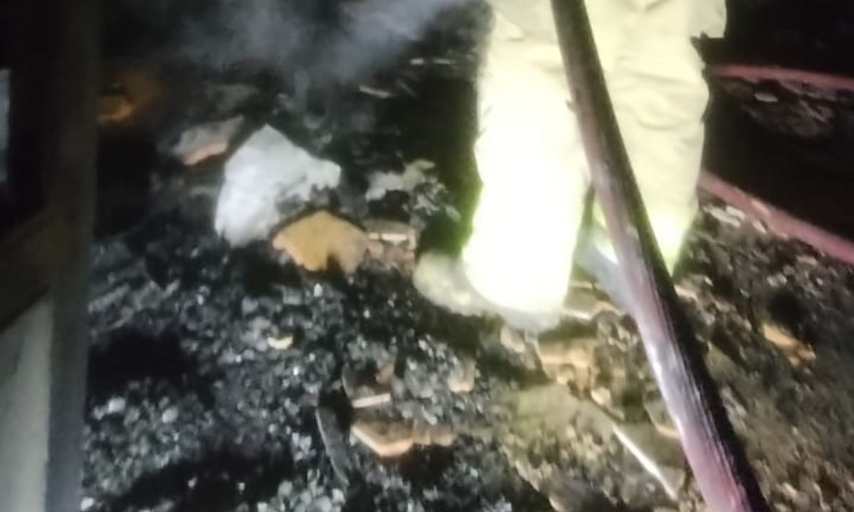 Incêndio destrói cômodos de apartamento em Juiz de Fora