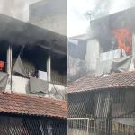 Incêndio destrói casa no bairro Madre Gertrudes, na Região Oeste de BH; vídeo