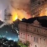 Vídeo: incêndio atinge prédio da Engenheira na Universidade Federal do Rio Grande do Sul