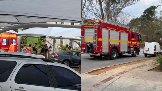 Incêndio em apartamento deixa duas pessoas feridas na Grande BH