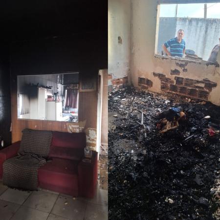 Incêndio em casa localizada em bairro de Montes Claros