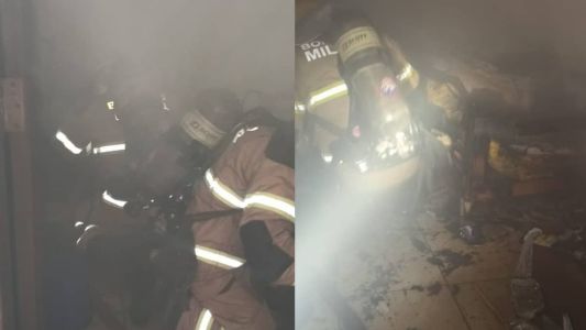 Incêndio em Ituiutaba (MG) mobilizou o Corpo de Bombeiros