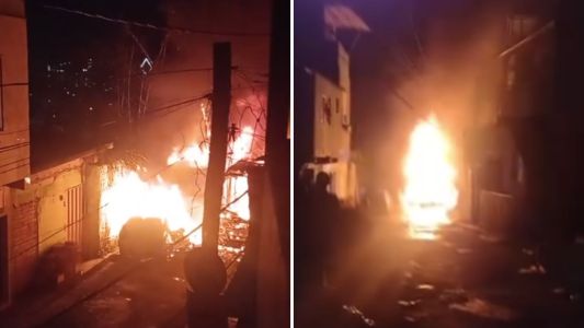 Incêndio em ônibus suplementar em BH atinge carro, trailer e rede elétrica