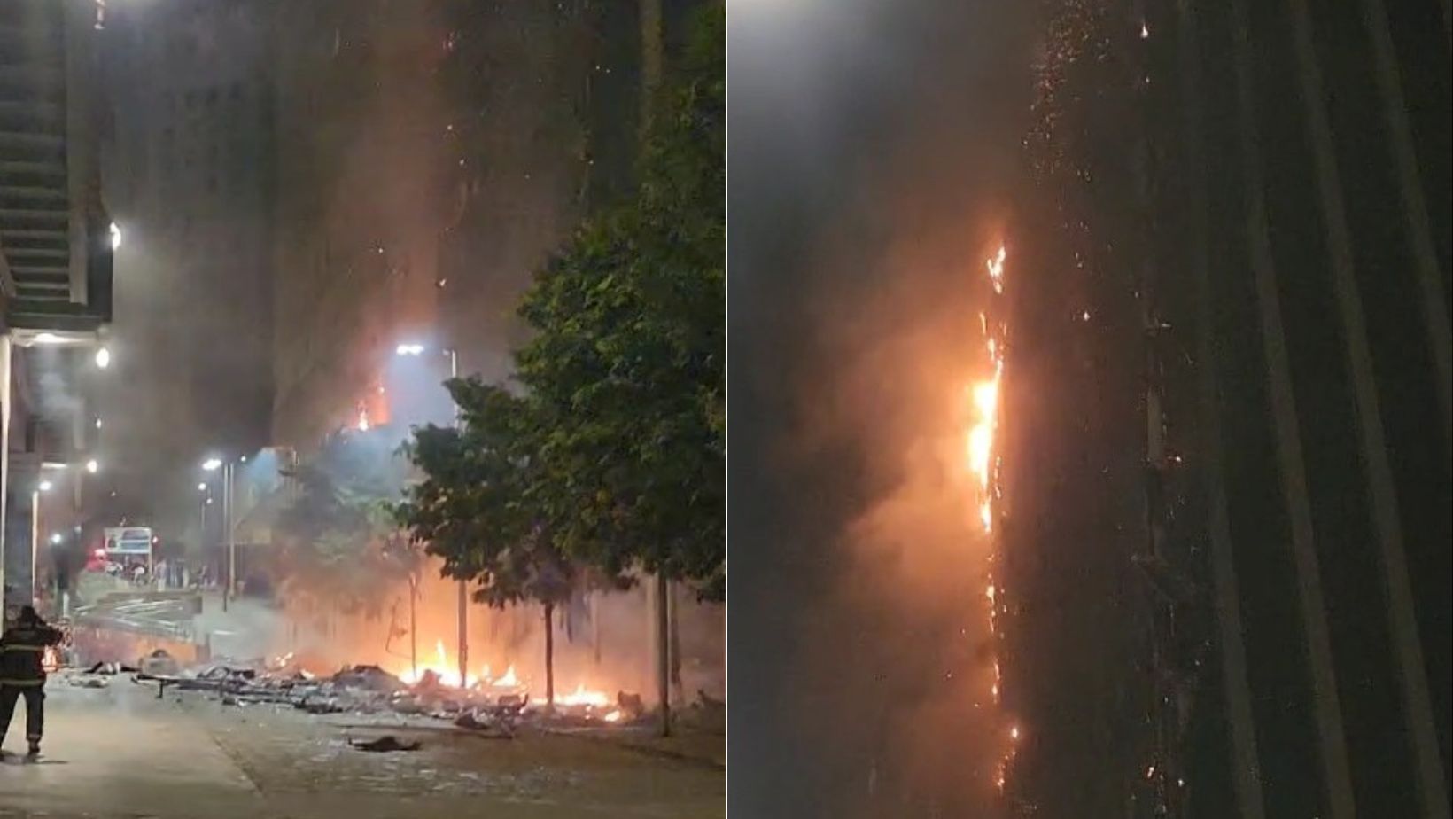 Suspeito de incendiar prédio no Centro de Belo Horizonte é preso