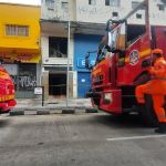 Vídeo: colchão pega fogo em prédio comercial no Centro de Belo Horizonte  