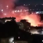 Incêndio destrói gráfica em Contagem e assusta moradores do Jardim das Oliveiras