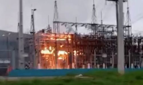 incendio leopoldina subsestação - Imagem cedida a Itatiaia
