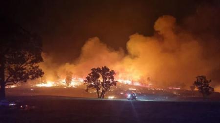 Incêndio em Longwood, na Austrália