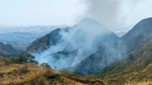 Incêndio na Serra do Curral